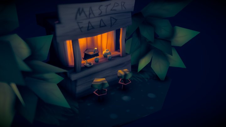Night food 3D Model
