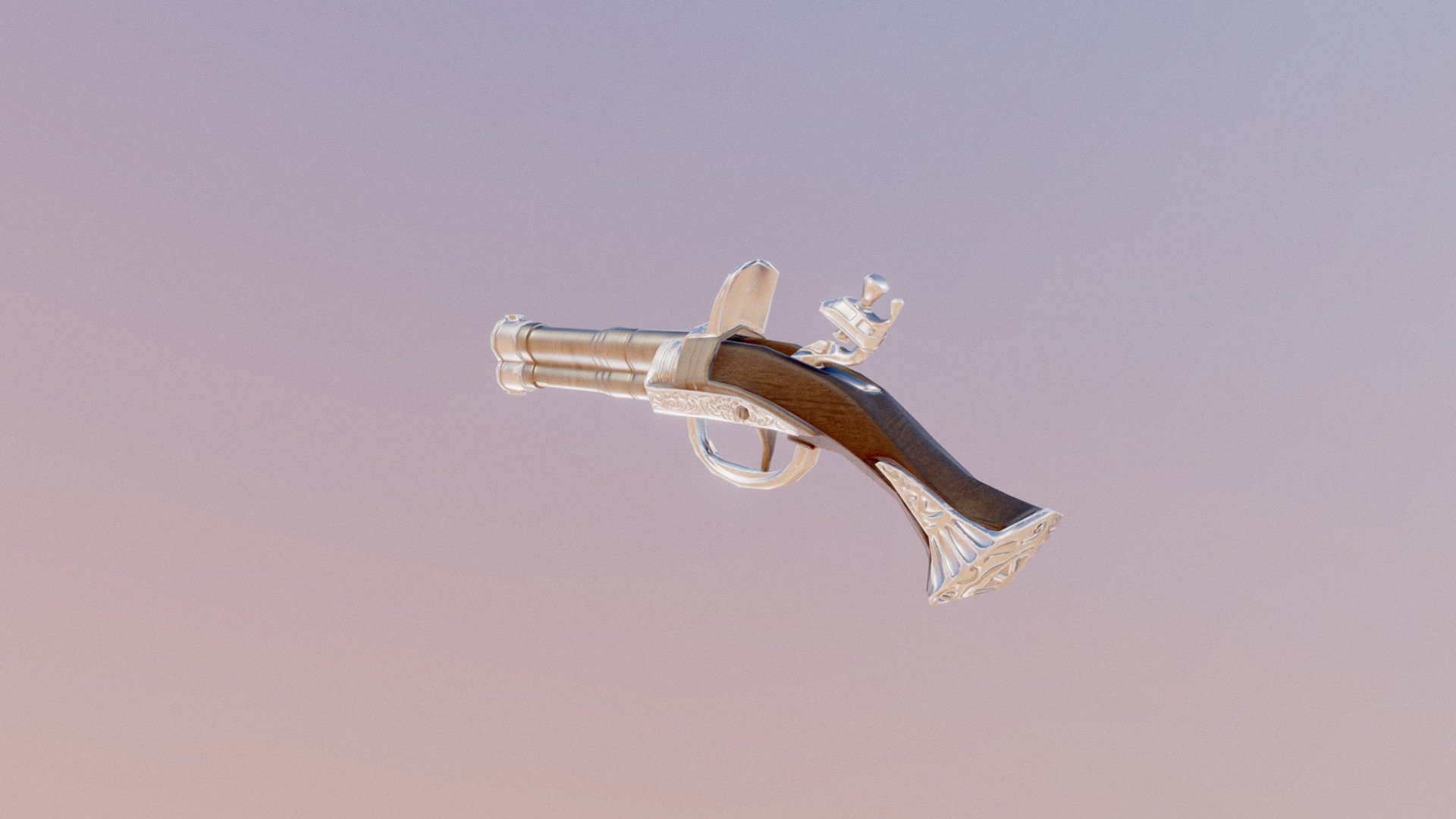Flintlock pistol