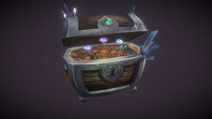 Treasure Chest 3D Model