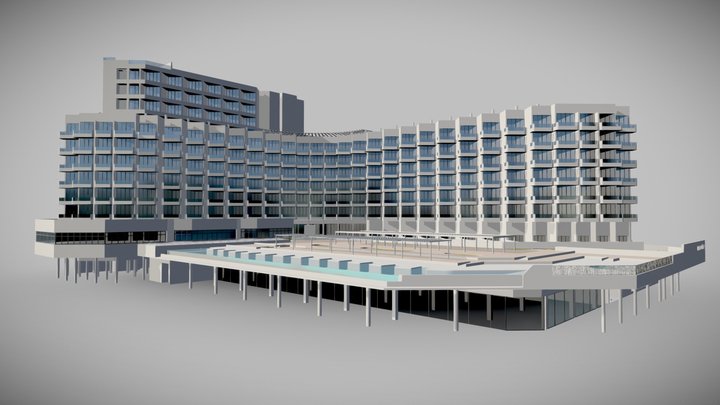 Hotel Cadiz 3D Model