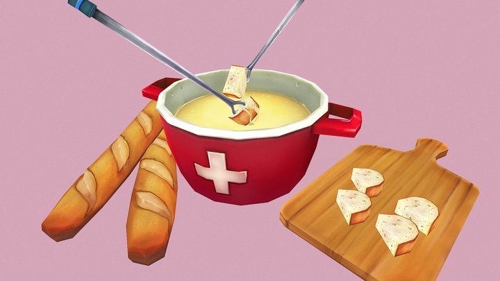 Fondue 3D Model