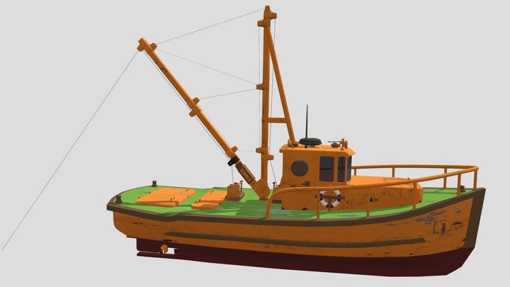 Fishing Boat III – Modello 3D gratuito STL