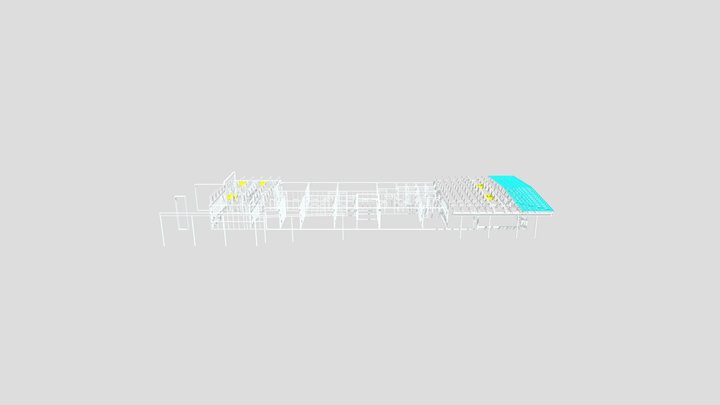 PROJECT#1006 - TALLEBUDGERA ROOF SYSTEM 3D Model