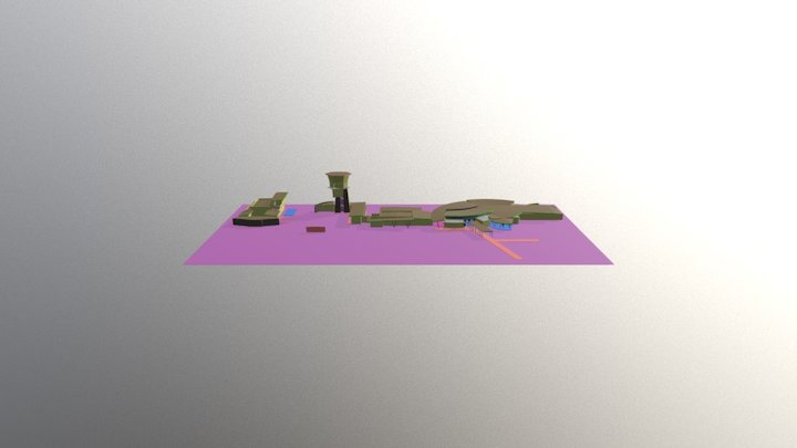 Aerogare Kone NC2 3D Model