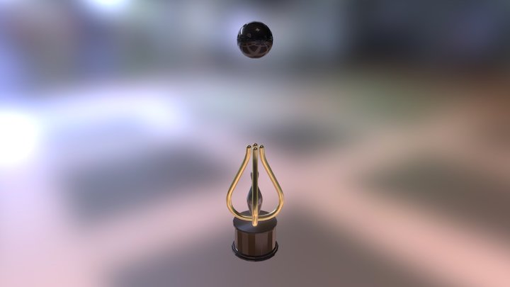 Trophy Bowling Pin 3D Model