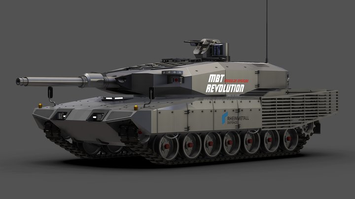 Leopard 2 Revolution 3D Model