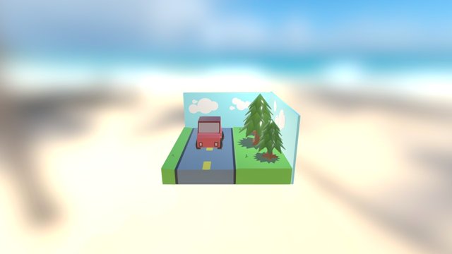 Summer Drive 3D Model