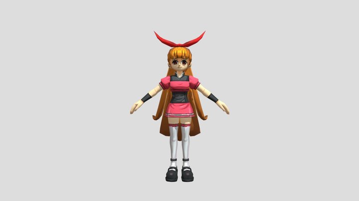 [Cartoon Network: Universe Fusion Fall] Blossom 3D Model