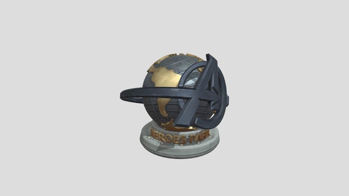 Heroes Park Globe | Old Fortnite Asset 3D Model