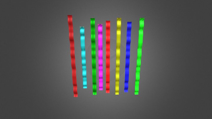 Streamers 3D Model