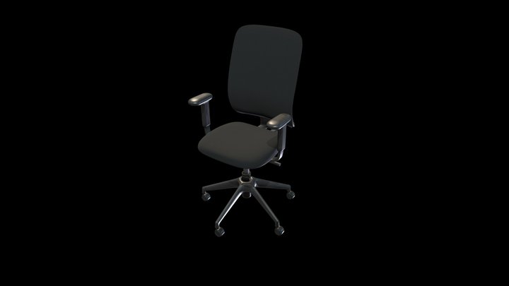 Modern Office Spinning Chair 3D Model
