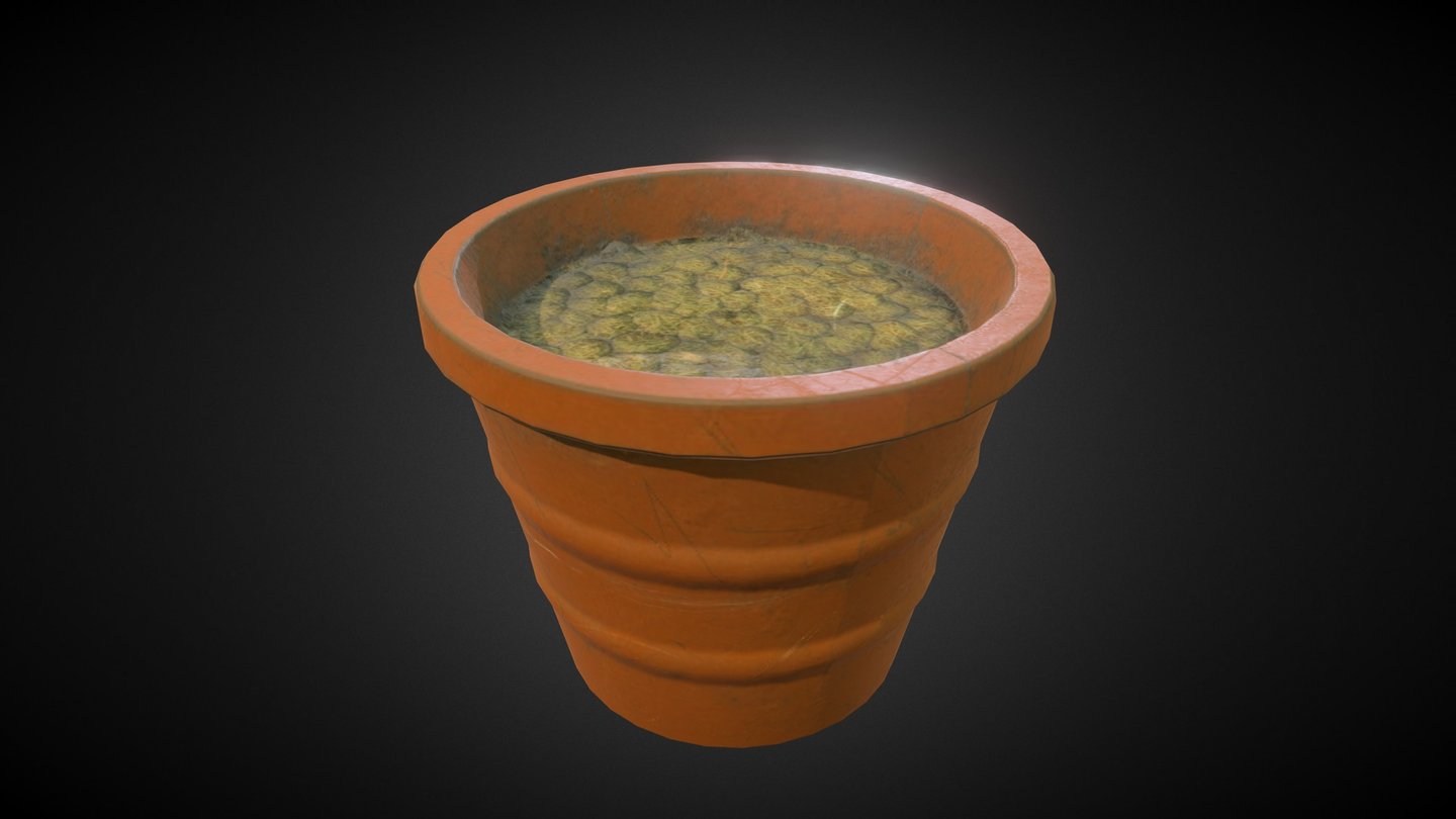 Plant-less Pot — Sketchfab embed 3D viewer