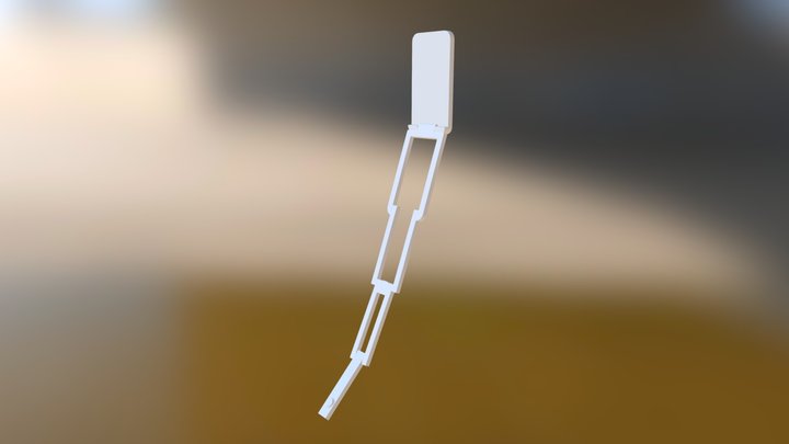 selfie case unfolded 3D Model