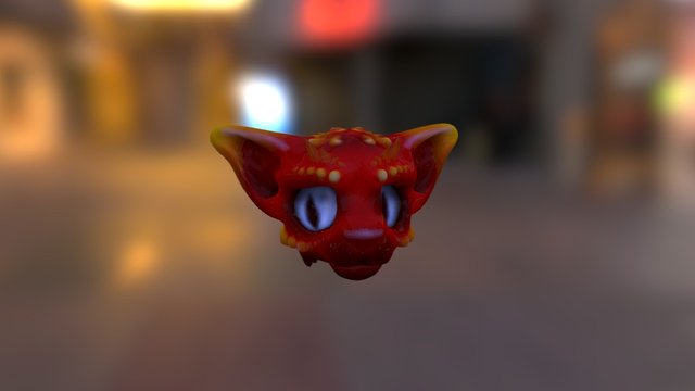 Cute Devil (animal) 3D Model