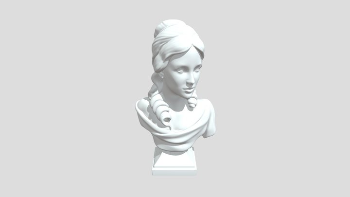 Female Queen Bust 3D Model