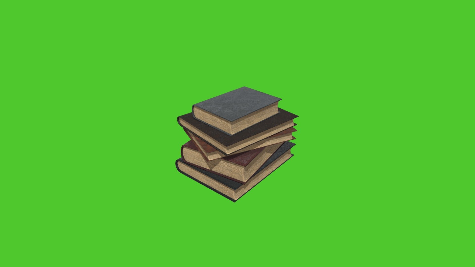 Book_stack - Download Free 3D model by teacherap123 [adeb85c] - Sketchfab