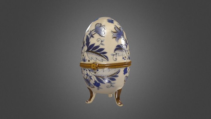 Porcelain egg 3D Model
