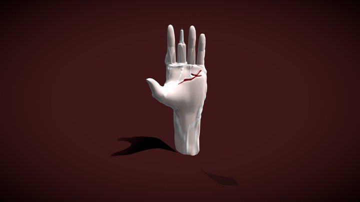 3D_Sculpted_Hand_Struys_Jasper 3D Model