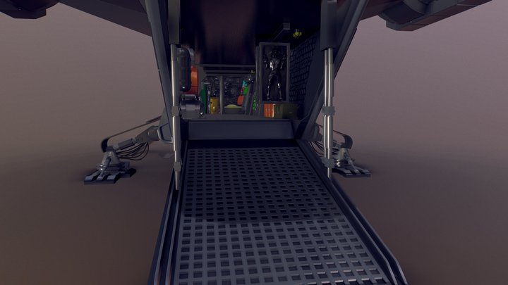 Razor Crest 3D Model