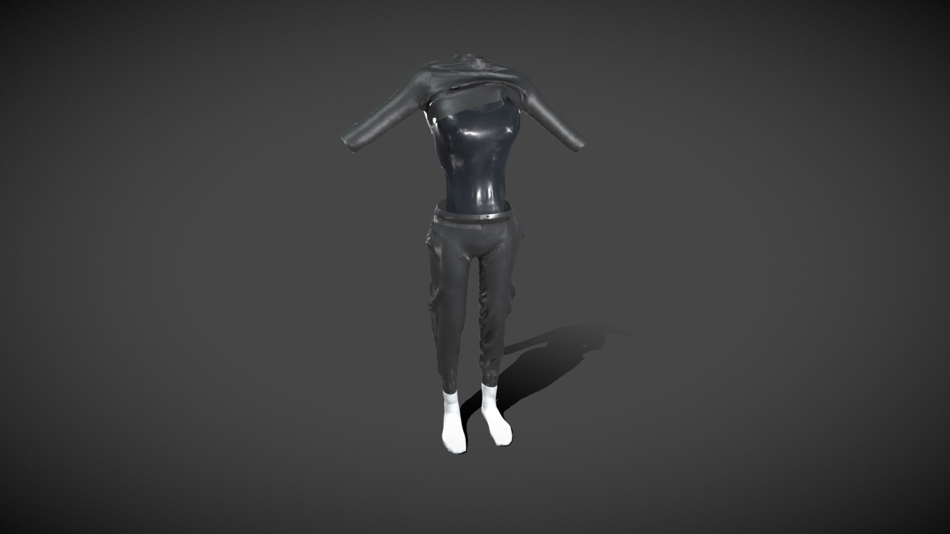 Urban Girl Street Look — Sketchfab embed 3D viewer