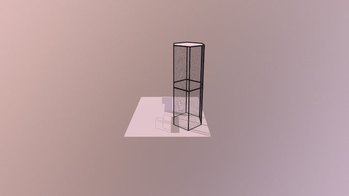 7.5 x 20 drone cage 3D Model