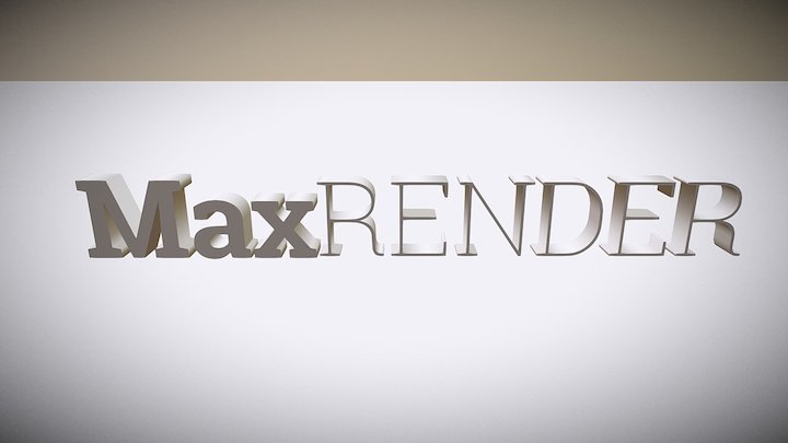 Max Render 3D Model