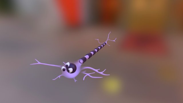 Brain Cell wave Hell 3D Model