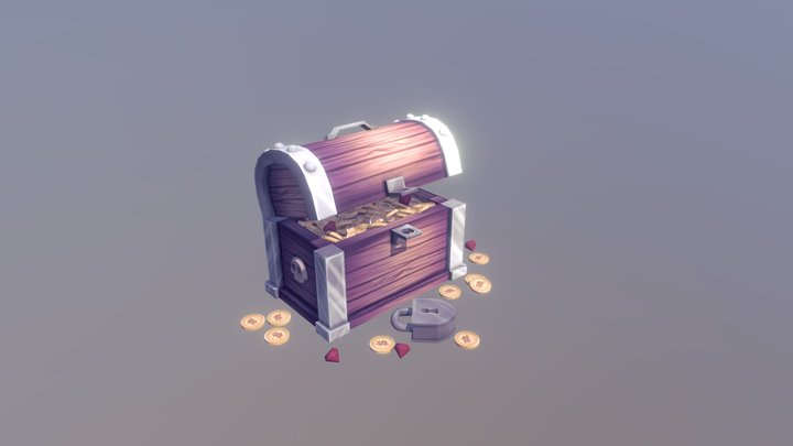 Pirate's chest 3D Model