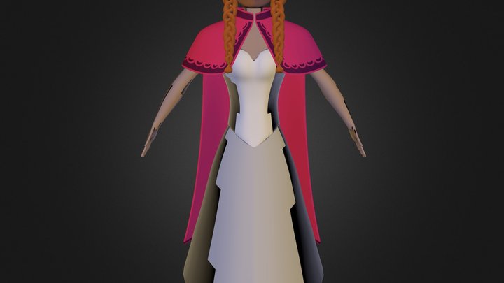 modelado Anna 3D Model