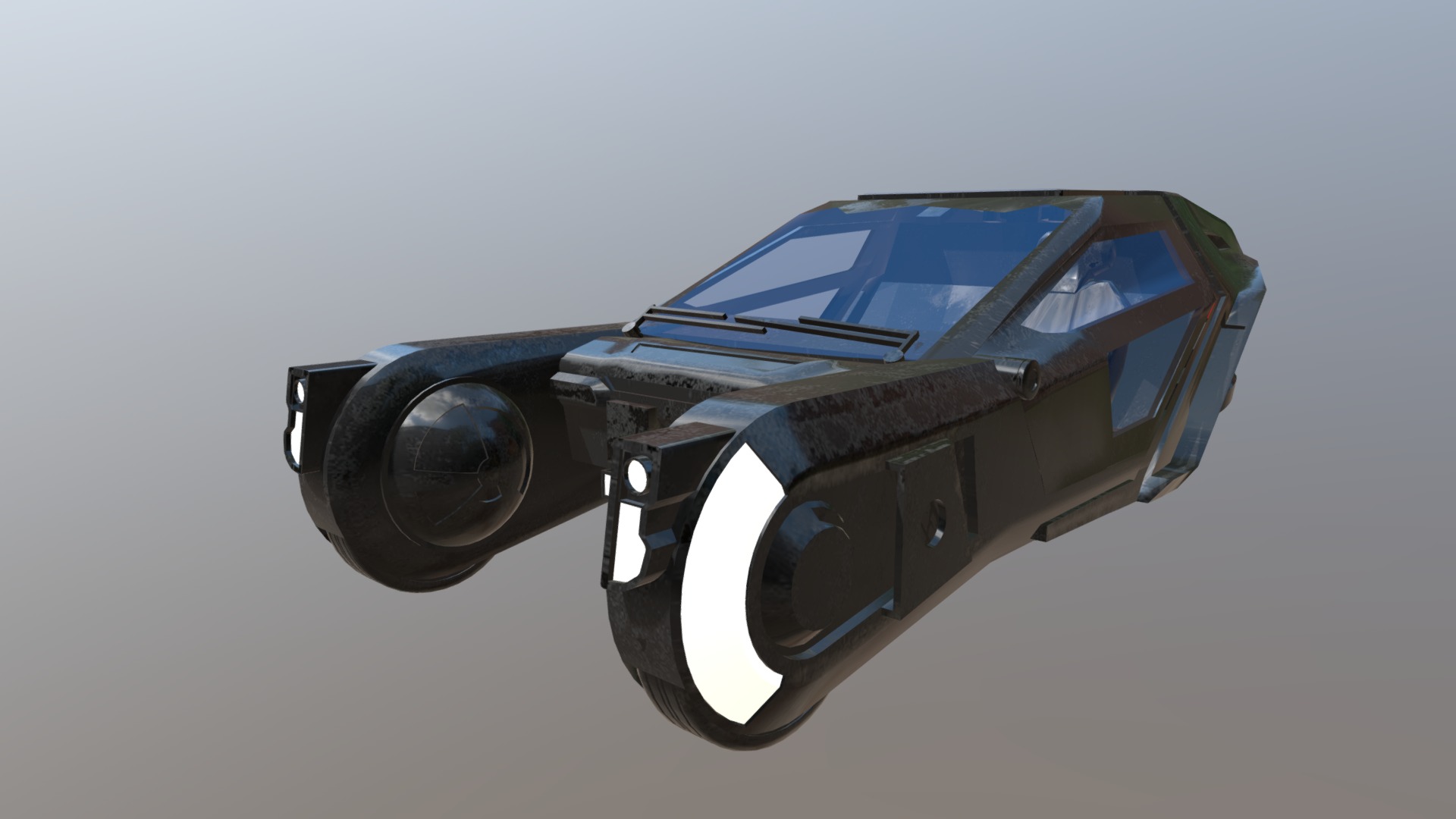 Blade Runner Spinner (WIP Week 2) - 3D model by Robert Doman (@RDoman ...