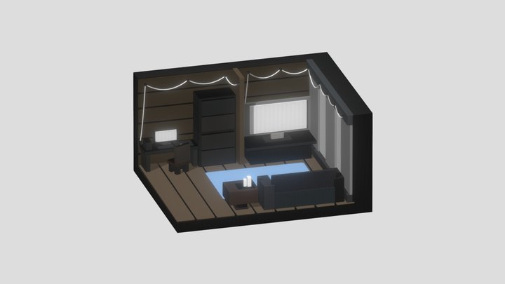 Simple Room - Blender 3D Model