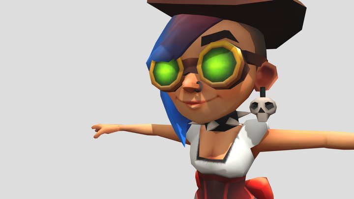 subway surfers-like character - Buy Royalty Free 3D model by endike  (@endike) [425e975]