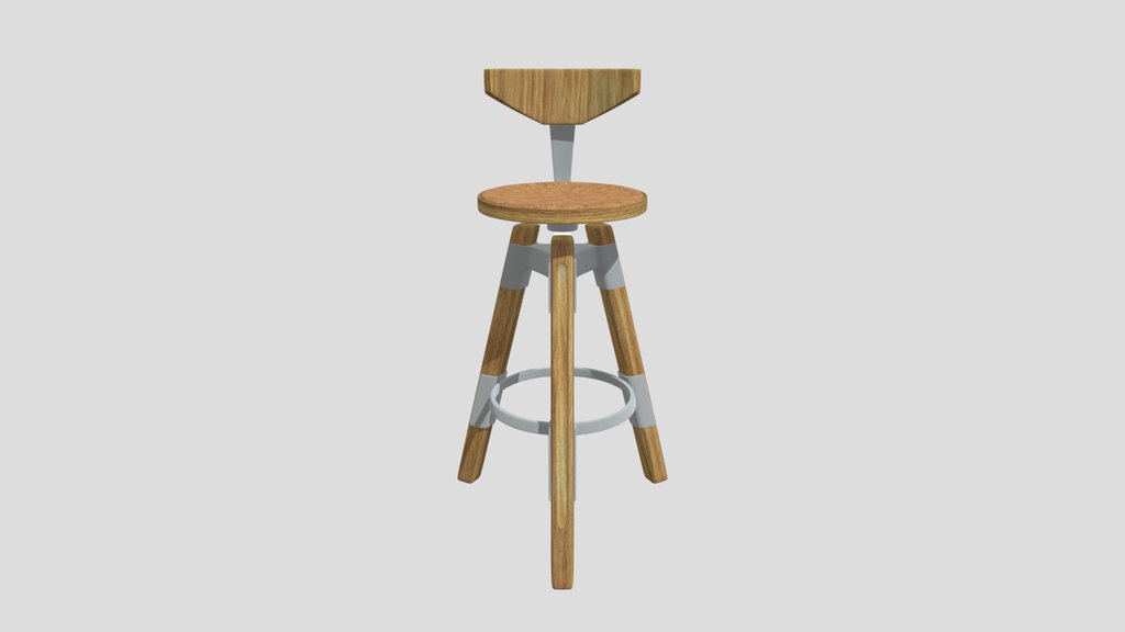 Modern Minimalistic Wooden Sitting Stool