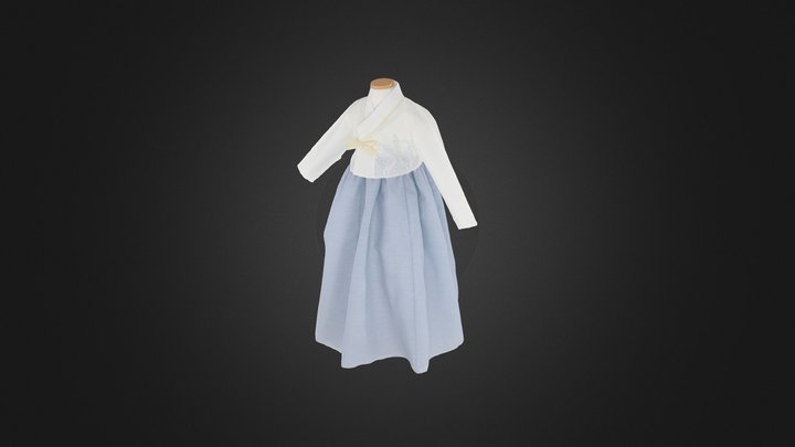 Korean Hanbok 3D Model
