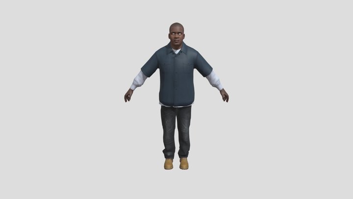 Franklin [Not Face Posable] 3D Model