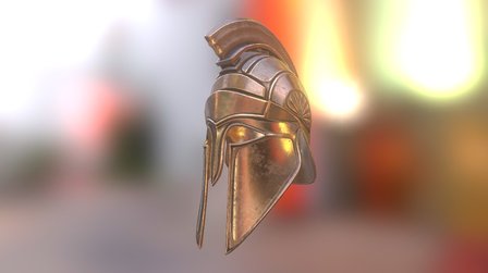 Greek Helmet Plus 3D Model