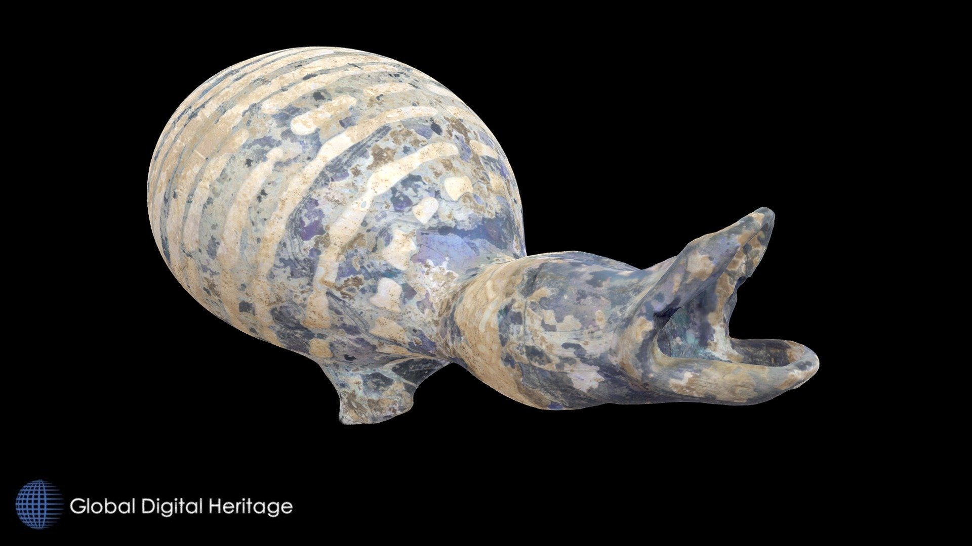 Zoomorphic ointment container, Tarraco, Spain