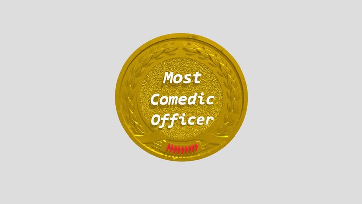 Most Comedic Officer 3D Model