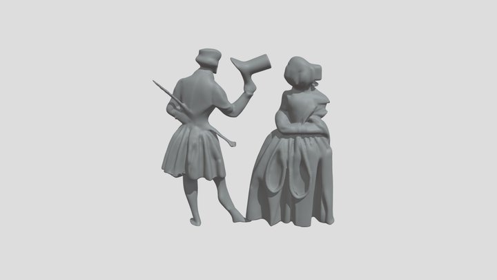 MAISON DISTINGUEE LOGO 3D 2025 3D Model