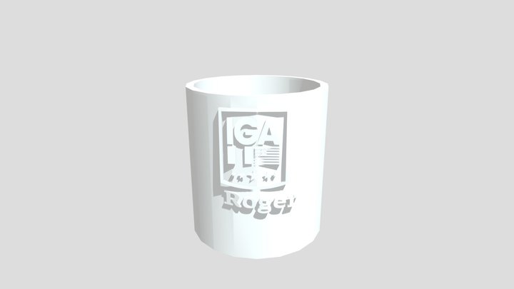 Taza IGA Roger 3D Model
