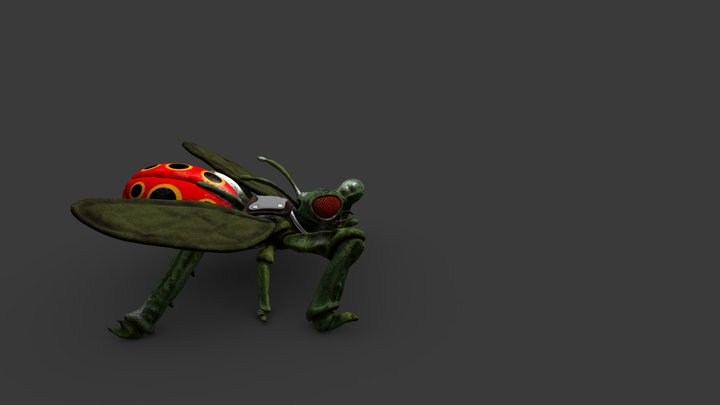stone insect 3D Model