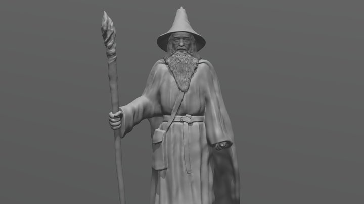 Gandalf for 3D printing 3D Model