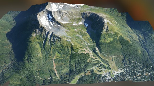 Mt. Alyeska 3D Model