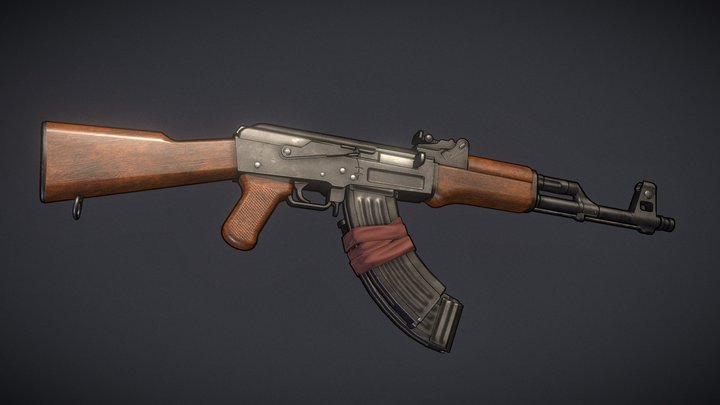 AK-47 3D Model