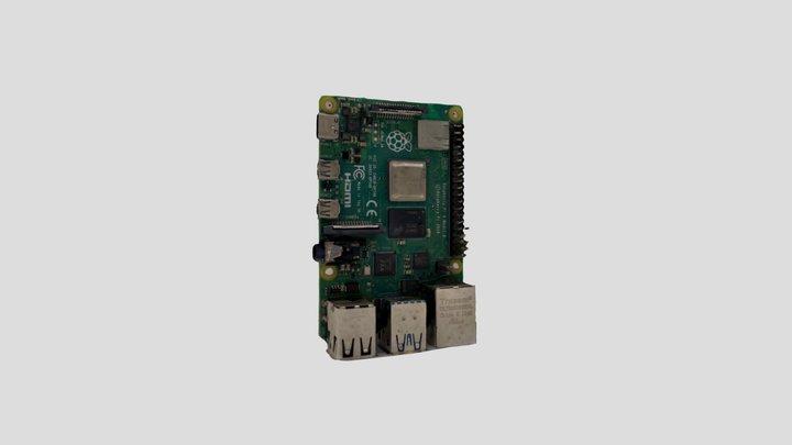 Raspberry Pi 4 – Made with PhotoCatch 3D Model