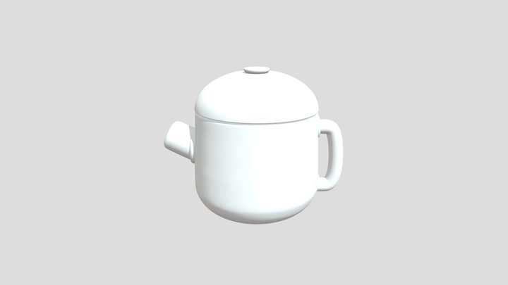 Mini Teapot 3D Model