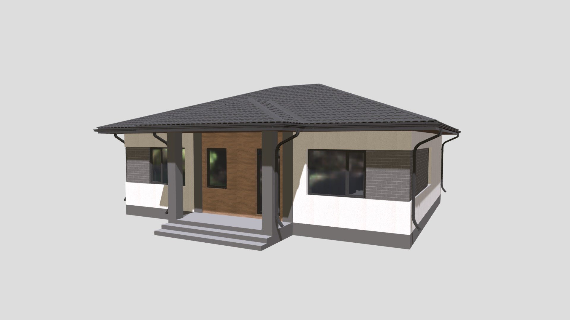 Проект «К.Дом» 130.01 м — Sketchfab embed 3D viewer