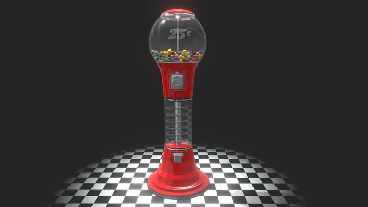 Gumball Machine 3D Model