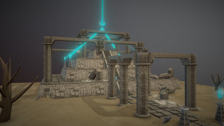 Ancient Temple 3D Model