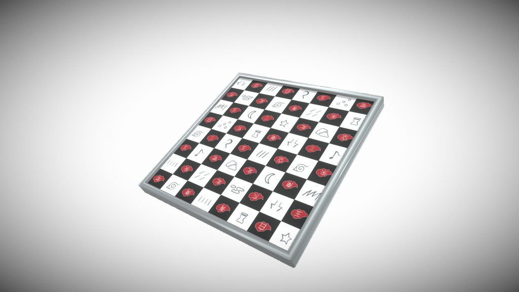 Naruto Themed Chessboard